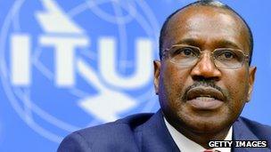 ITU secretary-general Dr Hamadoun Toure