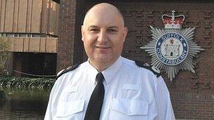 Chief Constable Simon Ash, Suffolk Police headquarters