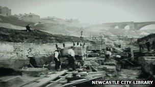 This culvert takes the Ouseburn under Shieldfield