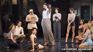 The ensemble cast for Kiss Me, Kate