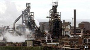 Port Talbot steel works