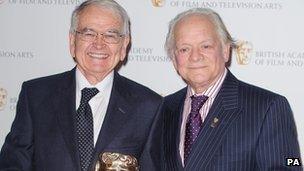 Brian Cosgrove and Sir David Jason