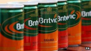 Britvic cans