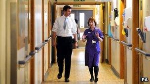 Jeremy Hunt Kings College Hospital visit 2012