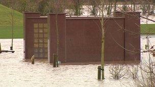 National Memorial Arboretum floods