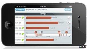 Nest iPhone app