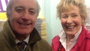 Neil and Christine Hamilton in Rotherham