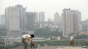 File photo: Construction site in the city of Chongqing