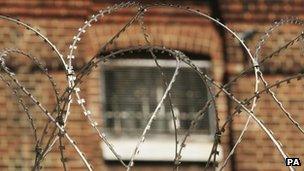 The exterior of Norwich prison