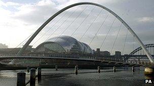 The Sage concert hall in Gateshead