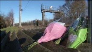 Hucknall tram accident scene