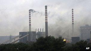 Ilva steel mill, Taranto, 28 Nov 12