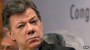 Colombian President Juan Manuel Santos. Photo: November 2012