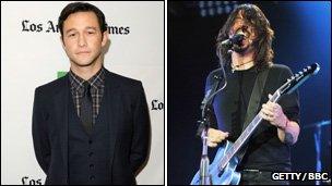 Actor Gordon-Levitt and Foo Fighters rocker Dave Grohl