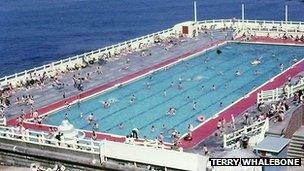 Tynemouth Outdoor Pool in the 1970s