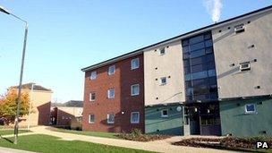 Army barracks built built under a Private Finance Initiative