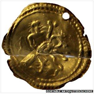 Roman gold disc sheet