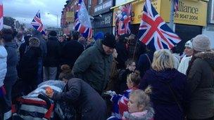 protests at alliance office