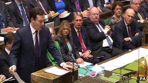 Chancellor delivering Autumn Statement