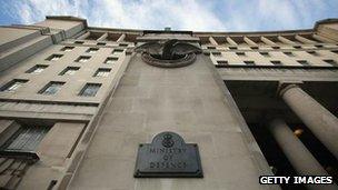 Ministry of Defence building in Whitehall