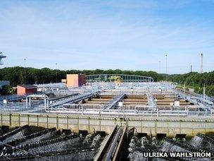 waste water treatment plant