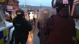 protest at glengormley