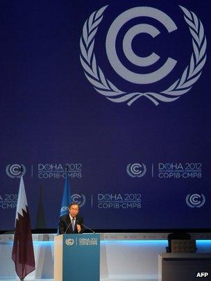Ban Ki-moon at COP18