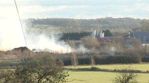 Beenham fire