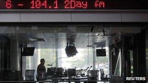 The 2Day FM radio station offices in Sydney