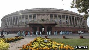 Delhi parliament building