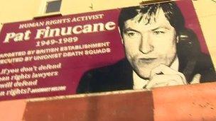Pat Finucane mural