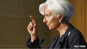 International Monetary Fund Managing Director Christine Lagarde