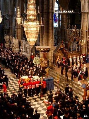 The Queen Mother's funeral