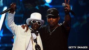 Flavor Flav (L) and Chuck D