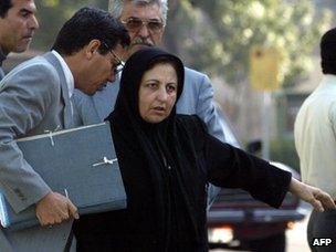 Abdolfattah Soltani and Shirin Ebadi