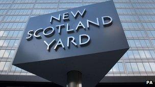 New Scotland Yard sign