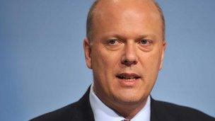 Justice Secretary Chris Grayling