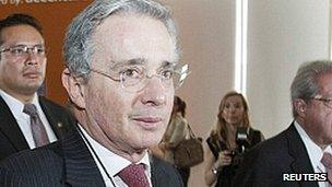 Alvaro Uribe. Nov 2012