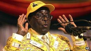 Robert Mugabe. Nov 2012