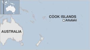 Cook islands map