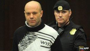 Dmitry Pavlyuchenkov in court. Photo: 14 December 2012