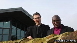 The Reverend Philip North and the Archbishop of York, Dr John Sentamu. Picture: The Diocese of York