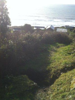 Whitsand landslip