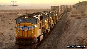 US freight train