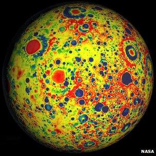 Grail gravity map