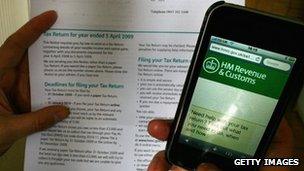 HMRC tax forms