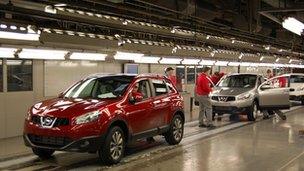 Nissan factory in Sunderland