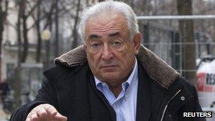 Dominique Strauss-Kahn in Paris. Photo: 10 December 2012