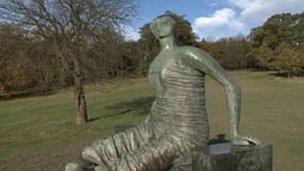 Old Flo, Henry Moore's Draped Seated Woman