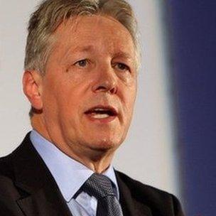 First Minister Peter Robinson